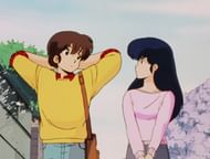 Poster of the Maison Ikkoku anime series featuring the protagonists (Image via Studio Deen)